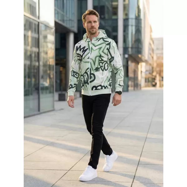  Herren -Sweatshirt auf Reißverschlussprämie ALTISPORT VOJ/ALM054MI02 GRÜN 