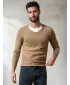 Herrenpullover DSTREET WX2306 KARAMELL