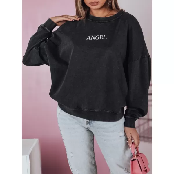  Damen Sweatshirt DSTREET BY1347 DUNKELGRAU 