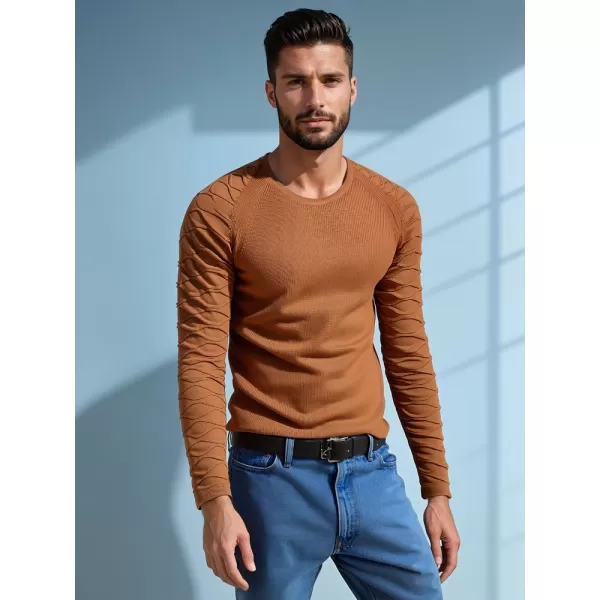  Herrenpullover DSTREET WX2289 KAMEL 