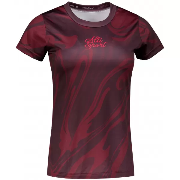  Frauenfunktional T -Shirt Premium ALTISPORT VOJ/ALW072TR01 WEINROT 