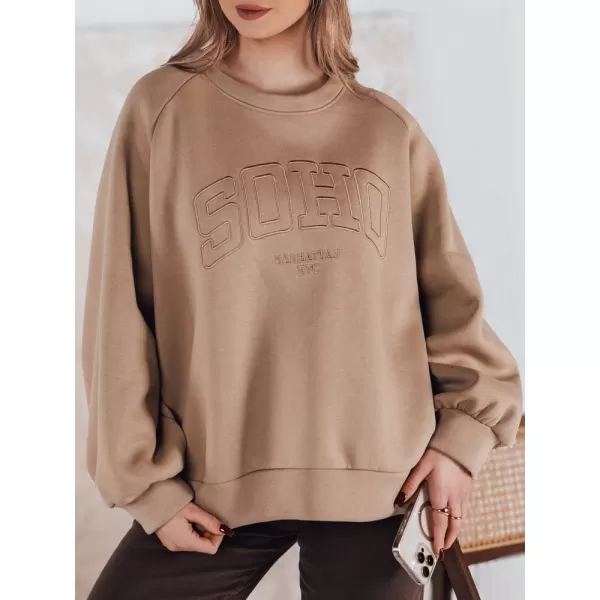  Damen Sweatshirt DSTREET BY1351 KARAMELL 