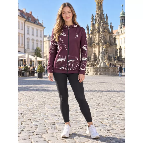  Frauen -Sweatshirt bei Reißverschlussprämie ALTISPORT VOJ/ALW064MI02 ERZ 