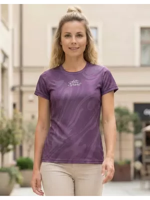 Frauenfunktional T -Shirt Premium ALTISPORT VOJ/ALW072TR01 LILA