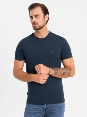 Hemd OMBRE OM-TSCT-0220 MARINEBLAU