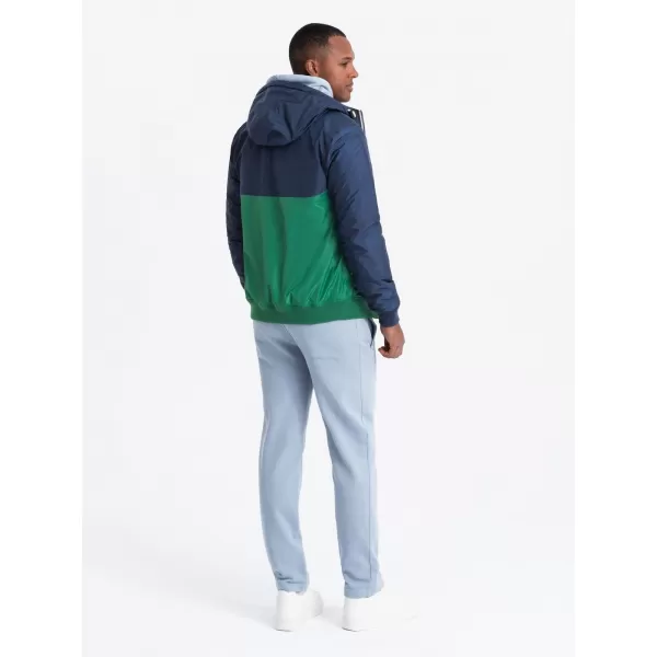  Jacke OMBRE C447 GRÜN/WEIß/DUNKELBLAU 