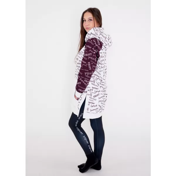  Funktionaler Sweatshirt -Prämie von Frauen ALTISPORT VOJ/ALW067MI03 BURGUND 
