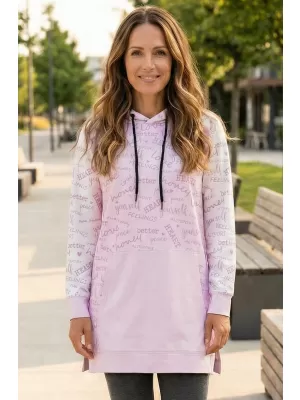 Funktionaler Sweatshirt -Prämie von Frauen ALTISPORT VOJ/ALW067MI03 BABY PINK