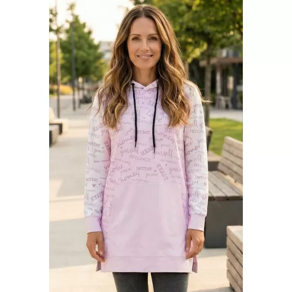  Funktionaler Sweatshirt -Prämie von Frauen ALTISPORT VOJ/ALW067MI03 BABY PINK 