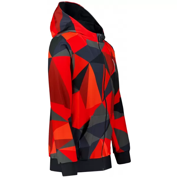  Herren -Sweatshirt auf Reißverschlussprämie ALTISPORT VOJ/ALM007MI02 ROT 