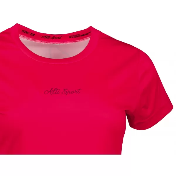  Frauenfunktional T -Shirt Premium ALTISPORT VOJ/ALW075TR01 LEUCHTEND ROT 