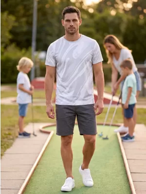 Männer funktionaler T -Shirt Premium ALTISPORT VOJ/ALM072TR01 GRAU