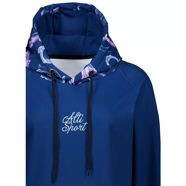  Funktionaler Sweatshirt -Prämie von Frauen ALTISPORT VOJ/ALW065MI03 DUNKELBLAU 