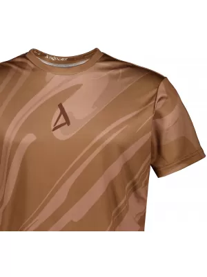 Männer funktionaler T -Shirt Premium ALTISPORT VOJ/ALM072TR01 BRAUN