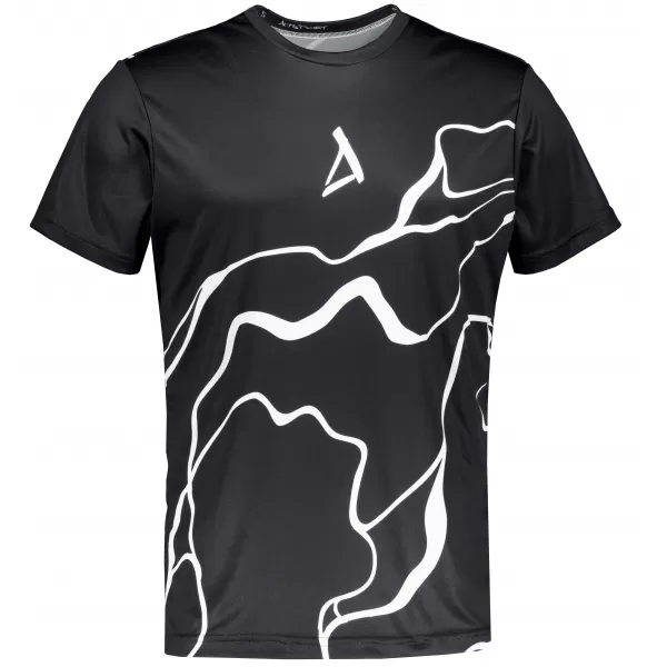  Männer funktionaler T -Shirt Premium ALTISPORT VOJ/ALM073TR01 SCHWARZ 