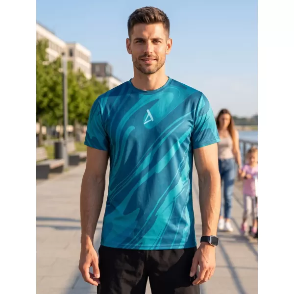  Männer funktionaler T -Shirt Premium ALTISPORT VOJ/ALM072TR01 KEROSIN 