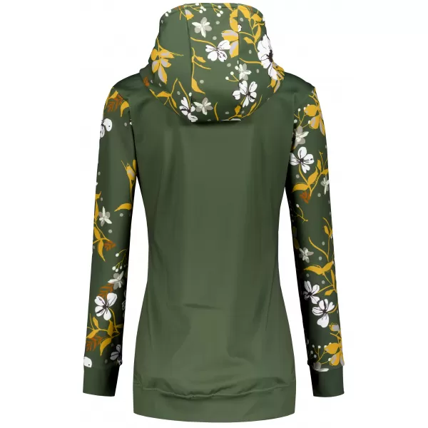  Frauen -Sweatshirt bei Reißverschlussprämie ALTISPORT VOJ/ALW063MI02 KHAKI 