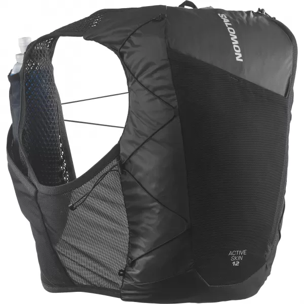  Herrenrucksack SALOMON ACTIVE SKIN 12 SET LC2177400 SCHWARZ/METALL 