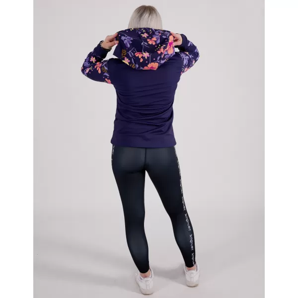  Frauen -Sweatshirt bei Reißverschlussprämie ALTISPORT VOJ/ALW063MI02 DUNKELVIOLETT 