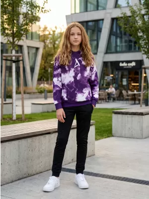 Premium Baby Sweatshirt ALTISPORT VOJ/ALK066MI01 WEIß/LILA