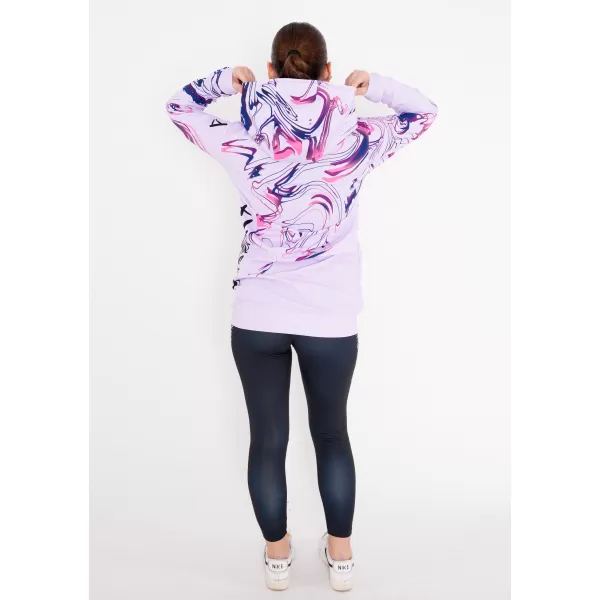  Frauen -Sweatshirt bei Reißverschlussprämie ALTISPORT VOJ/ALW064MI02 LILA 