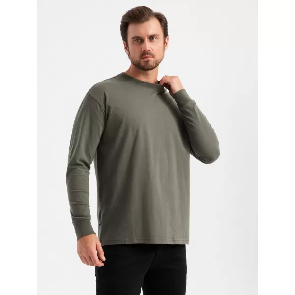  Hemd OMBRE OM-LSBC-0129 GRAUGRÜN 