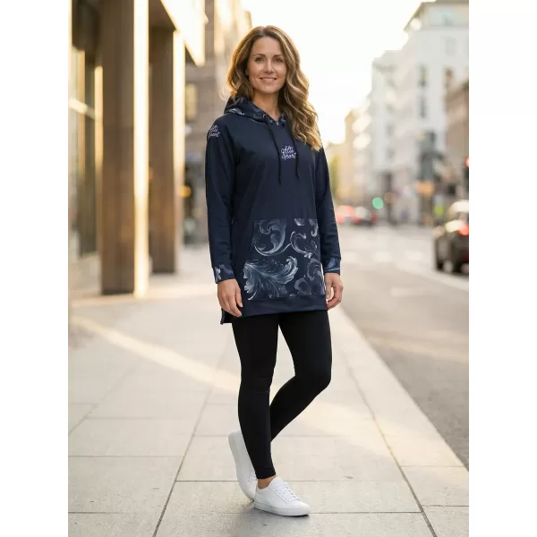  Funktionaler Sweatshirt -Prämie von Frauen ALTISPORT VOJ/ALW065MI03 SCHWARZ -GRAY 