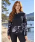 Frauen -Sweatshirt bei Reißverschlussprämie ALTISPORT VOJ/ALW063MI02 SCHWARZ