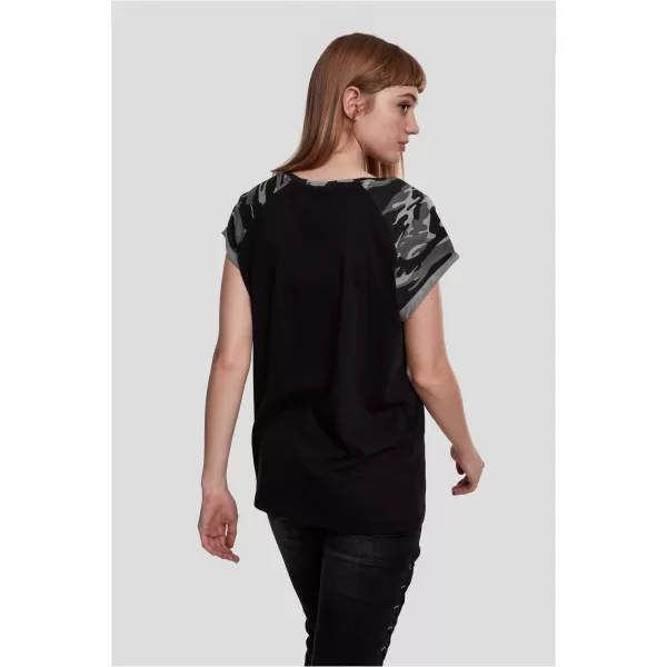  Hemd URBAN CLASSICS TB1913 SCHWARZ/DUNKLER CAMO 