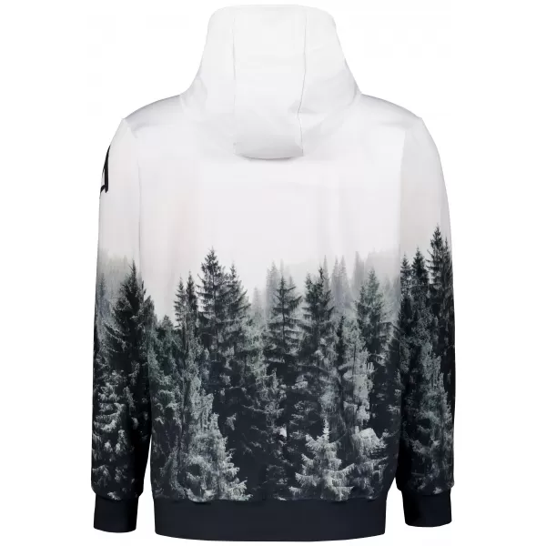  Herren -Sweatshirt auf Reißverschlussprämie ALTISPORT VOJ/ALM058MI02 WEIß -GRAY 
