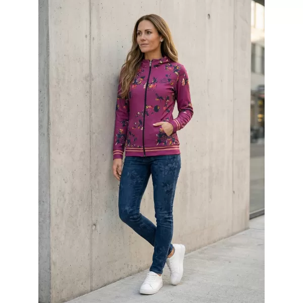  Frauen -Sweatshirt bei Reißverschlussprämie ALTISPORT VOJ/ALW024MI02 LILA 