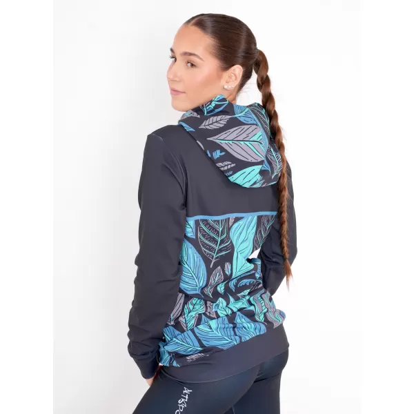  Frauen -Sweatshirt bei Reißverschlussprämie ALTISPORT VOJ/ALW061MI02 BLAU 