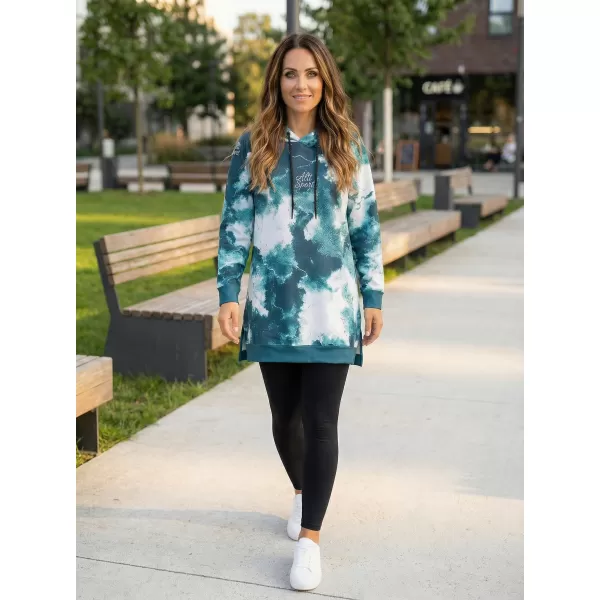  Funktionaler Sweatshirt -Prämie von Frauen ALTISPORT VOJ/ALW066MI03 GRÜN -BLUE 