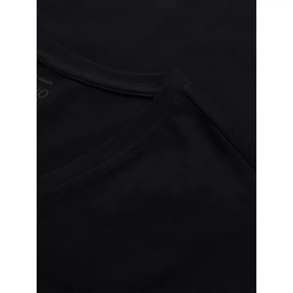  Hemd OMBRE OM-LSCL-0105 SCHWARZ 