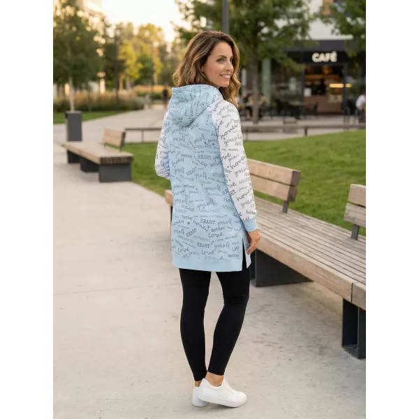  Funktionaler Sweatshirt -Prämie von Frauen ALTISPORT VOJ/ALW067MI03 BABYBLAU 