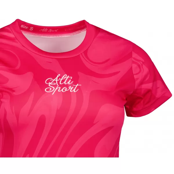  Frauenfunktional T -Shirt Premium ALTISPORT VOJ/ALW072TR01 PINK 