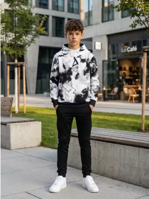 Premium Baby Sweatshirt ALTISPORT VOJ/ALK066MI01 WEIß/SCHWARZ