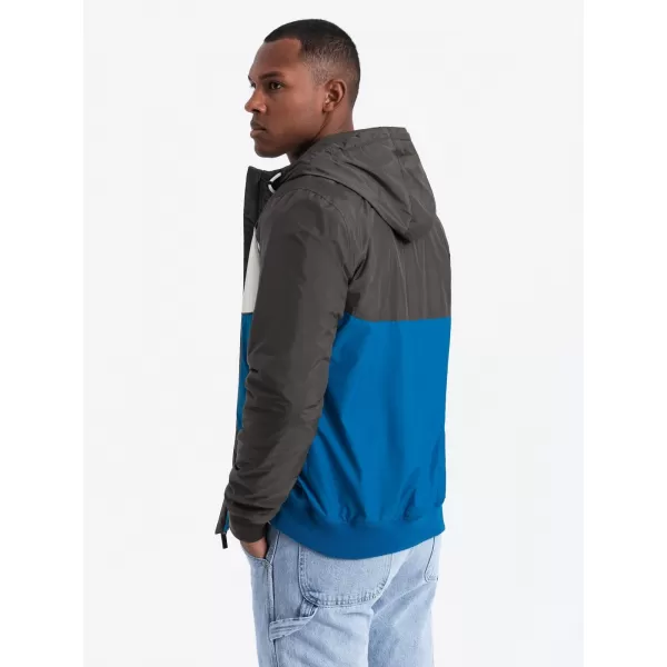  Jacke OMBRE C447 BLAU/WEIß/MARINEBLAU 
