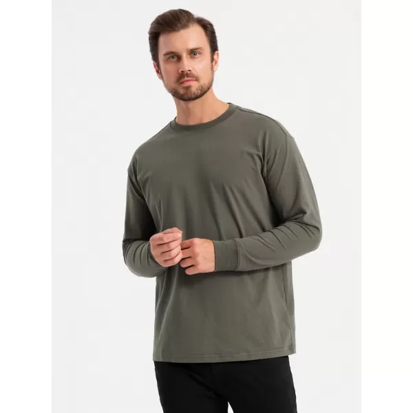 Hemd OMBRE OM-LSBC-0129 GRAUGRÜN 
