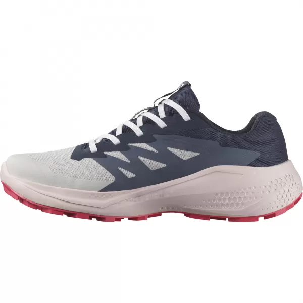  Damenschuhe SALOMON ALPHAGLIDE GTX W L47802300 MONDGESTEIN/BLAUE NÄCHTE/ROUGEROT 