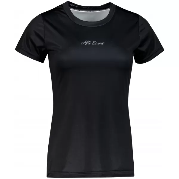  Frauenfunktional T -Shirt Premium ALTISPORT VOJ/ALW075TR01 SCHWARZ 