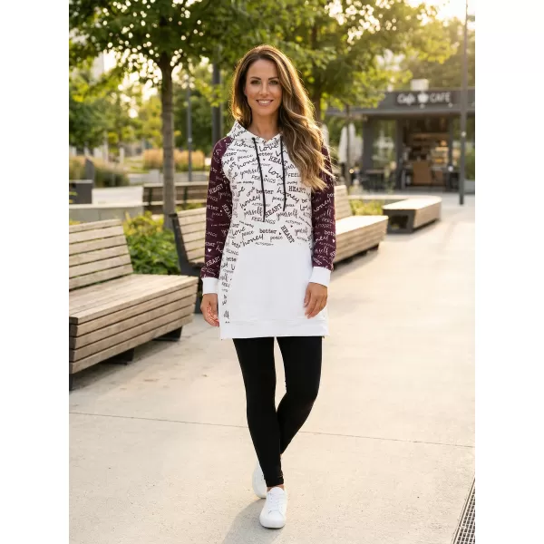  Funktionaler Sweatshirt -Prämie von Frauen ALTISPORT VOJ/ALW067MI03 BURGUND 