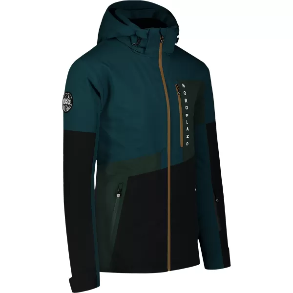  Herren-Skijacke NORDBLANC SLED NBWJM8123 DUNKELGRÜN 