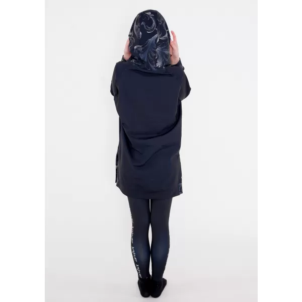  Funktionaler Sweatshirt -Prämie von Frauen ALTISPORT VOJ/ALW065MI03 SCHWARZ -GRAY 