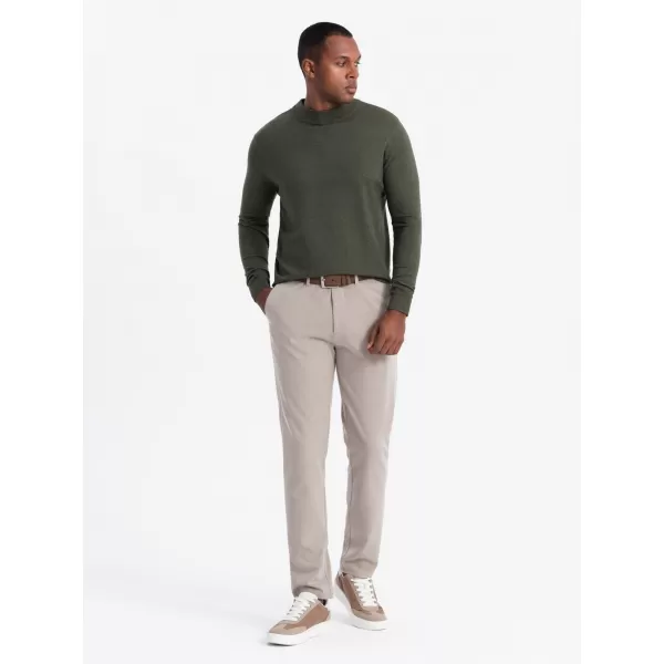  Herrenpullover OMBRE OM-SWTN-0125 DUNKLE OLIVE 
