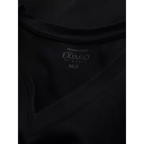  Hemd OMBRE OM-LSCL-0105 SCHWARZ 