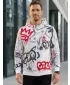 Herren -Sweatshirt auf Reißverschlussprämie ALTISPORT VOJ/ALM054MI02 GRAU -RED