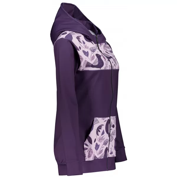  Frauen -Sweatshirt bei Reißverschlussprämie ALTISPORT VOJ/ALW062MI02 LILA 