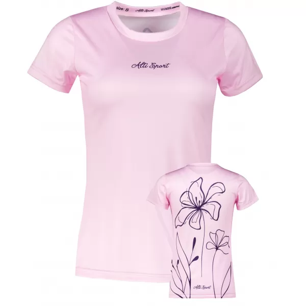  Frauenfunktional T -Shirt Premium ALTISPORT VOJ/ALW075TR01 BABY PINK 