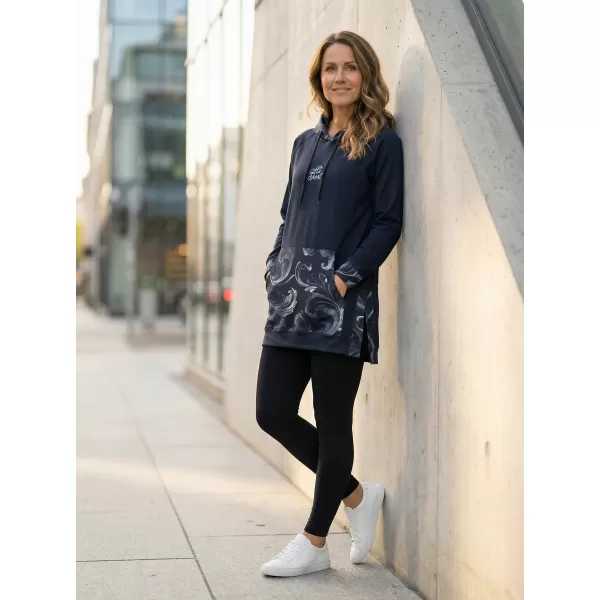  Funktionaler Sweatshirt -Prämie von Frauen ALTISPORT VOJ/ALW065MI03 SCHWARZ -GRAY 